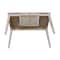 International Concepts Writing Desk with Drawer 26 in D X 26 H, 30 W X Hardwood, Washed Gray Taupe OF09-41 - alternate 9